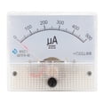 thumbnail image 1 of 85C1 DC Analog Current Panel Meter 50μa, 100μa, 200μa, 500μa, 20A Ammeter for Ampere Microamp Gauge - DC 0-500uA, 63x56x58mm, 1 of 8