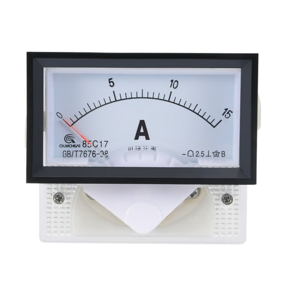 85C17 Analog Current Panel Meter DC 15A Ammeter Ampere Tester Gauge 1 PCS