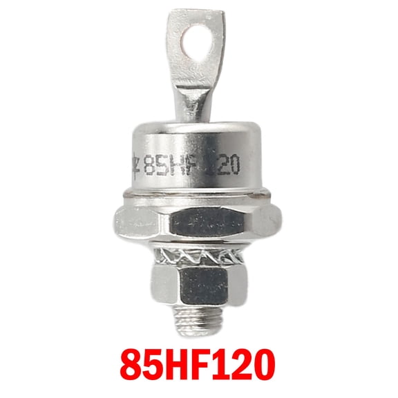 85HF120/85HFR120 Stud Mount Rectifier Diode 85A 1200V Negative or Positive Anode with 6mm Screw for Battery Chargers, Converters, Power Supplies, Machine Tool Controls, Welding Equipment(85HF120)