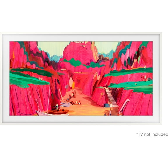 Samsung 85" The Frame Customizable Bezel, Modern White - VG-SCFF85WTBZA (2025)