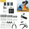 thumbnail image 1 of 85pcs Zipper Repair Kit, Zipper Replacement Kit with Zipper Replacement Zipper Sliders Zipper Stoppers & Zipper Install Plier Tool for Jackets Bags Backpacks Tents Zipper Fix Repair Replacement, 1 of 8