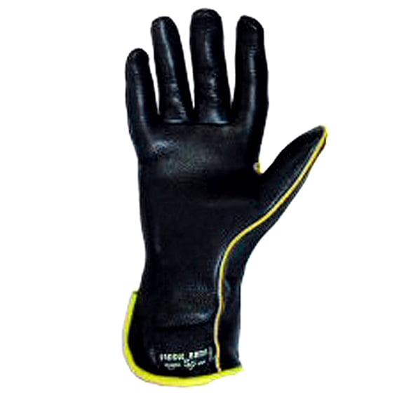 85SB 8.5 Size Black Horse Bull Riding Saddle Barn Super Pro Rodeo Gloves - Left Hand