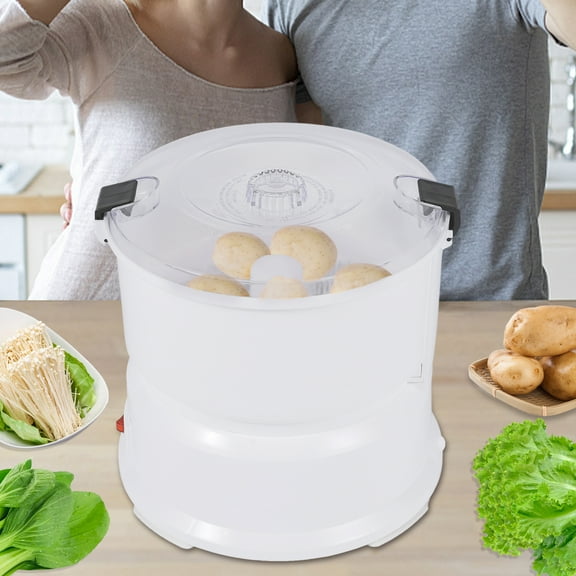 85W Electric Potato Peeler Machine, Automatic Potato Peeling Machine, 2-in-1 Electric Potato Peeler