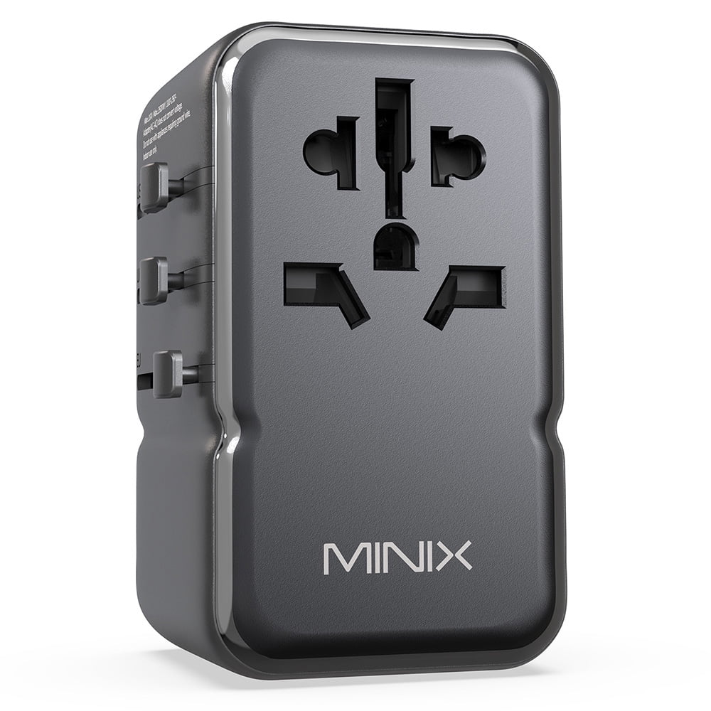 Insignia Adattatore Da Viaggio Universale Con 2 Porte USB - Spina EU Per Tutto Il Mondo