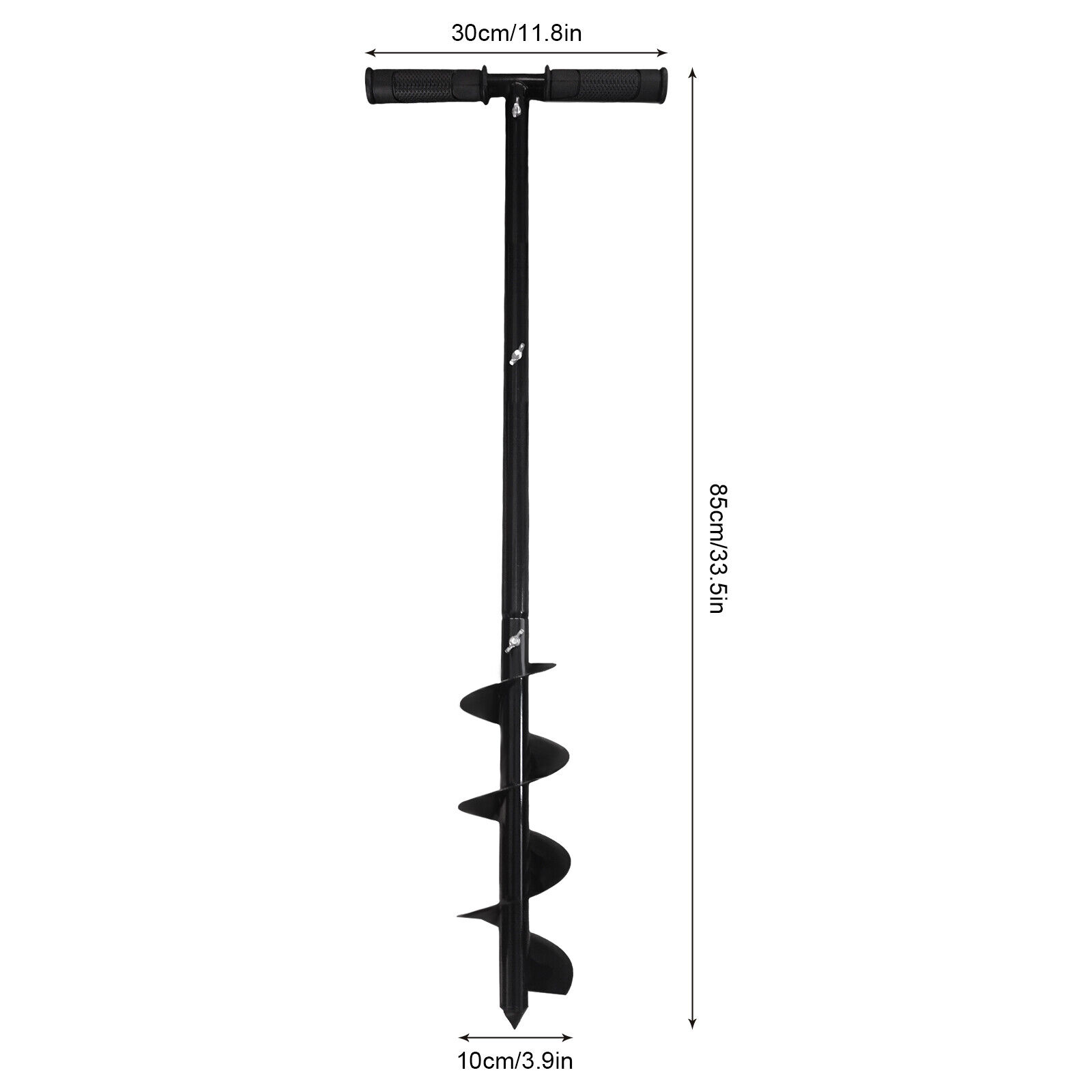 85cm/95cm Hand Post Hole Digger Tshaped Garden Manual Earth Auger