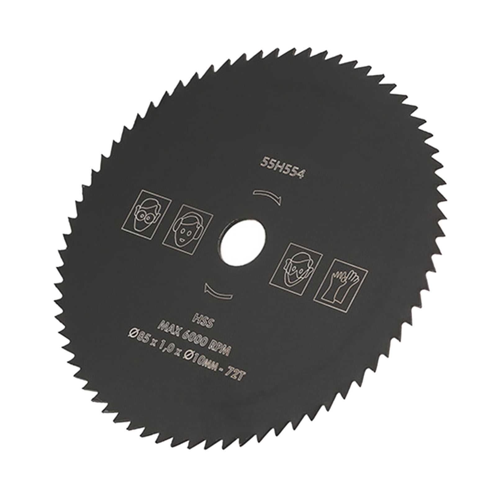 85 Mm X 10 Mm 72T HSS Sega Circolare Disco Da Taglio Ruota Per Legno Metallo