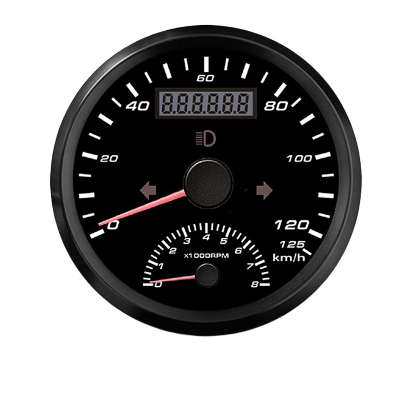 85mm GPS Speedometer Odometer GPS Antenna 125 Km/h 200km/h With