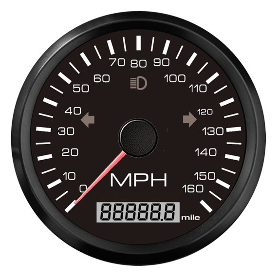 85mm GPS Speedometer With Backlight 0-150MPH Speed Gauge Odometer ...