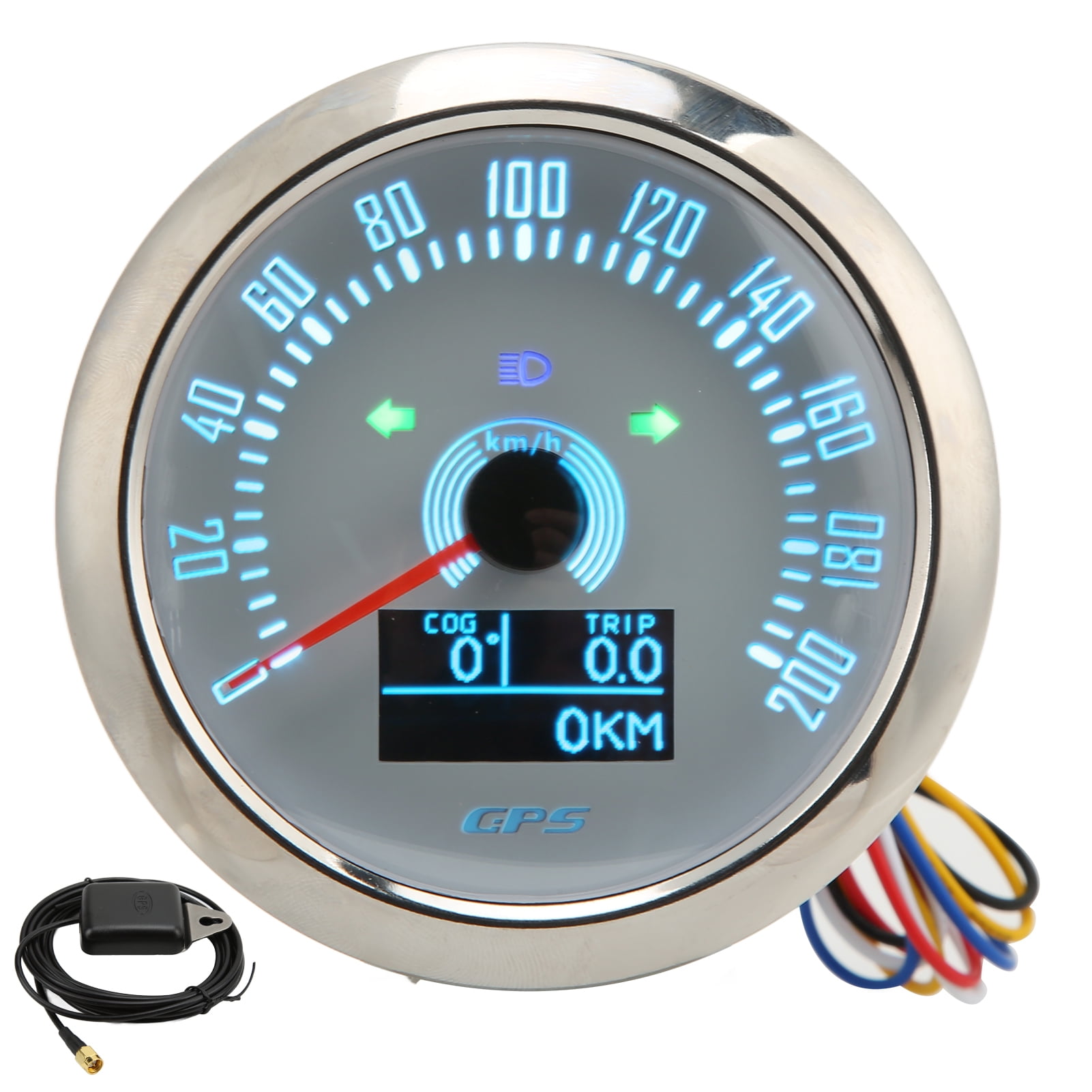 85mm-gps-speedometer-with-turn-signal-light-0-200km-h-adjustable-7
