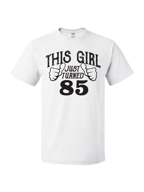 85th Birthday Gift For 85 Year Old This Girl Turned 85 T-Shirt
