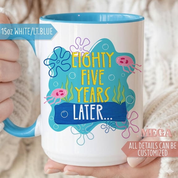 85th Birthday Gift Personalized Birthday Coffee Mug Custom 85th Birthday Cup EightyFifth B