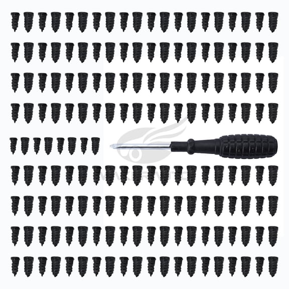 85x Tubeless Tire Puncture Repair Kit with Screw Nails and Patches for Cars