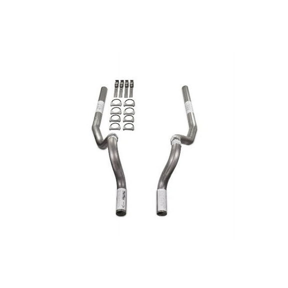 86-04 Ford Mustang 2.5" Dual Exhaust Kit No Muffler Rear Exit No Tip