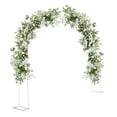thumbnail image 1 of 86.5in Metal Wedding Arches, Metal Garden Arch Trellis for Climbing Plants, Wedding Arch Frame for Ceremony Birthday Party Outdoor Indoor Celebration Decoration, 1 of 7
