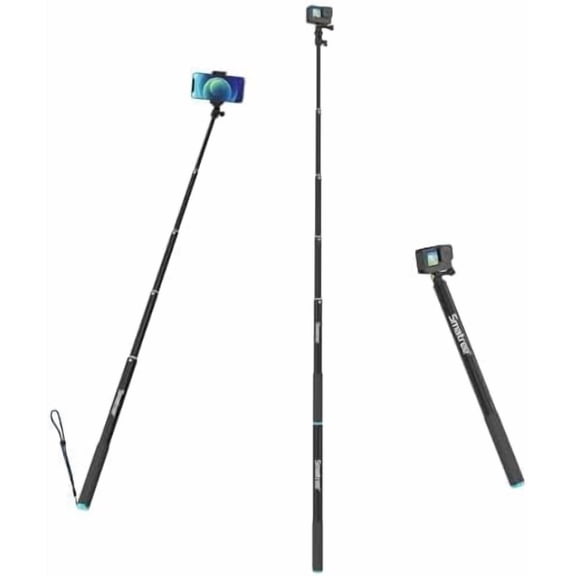 86.6 Selfie Telescopic Stick Compatible for OSMO 360/Osmo Action 6,Insta360 X5, GoPro Max 2/Hero 13/12/11/10, Osmo Action 5 Pro, EK7000, 7.2ft Pole Compatiable with Camera and Phone