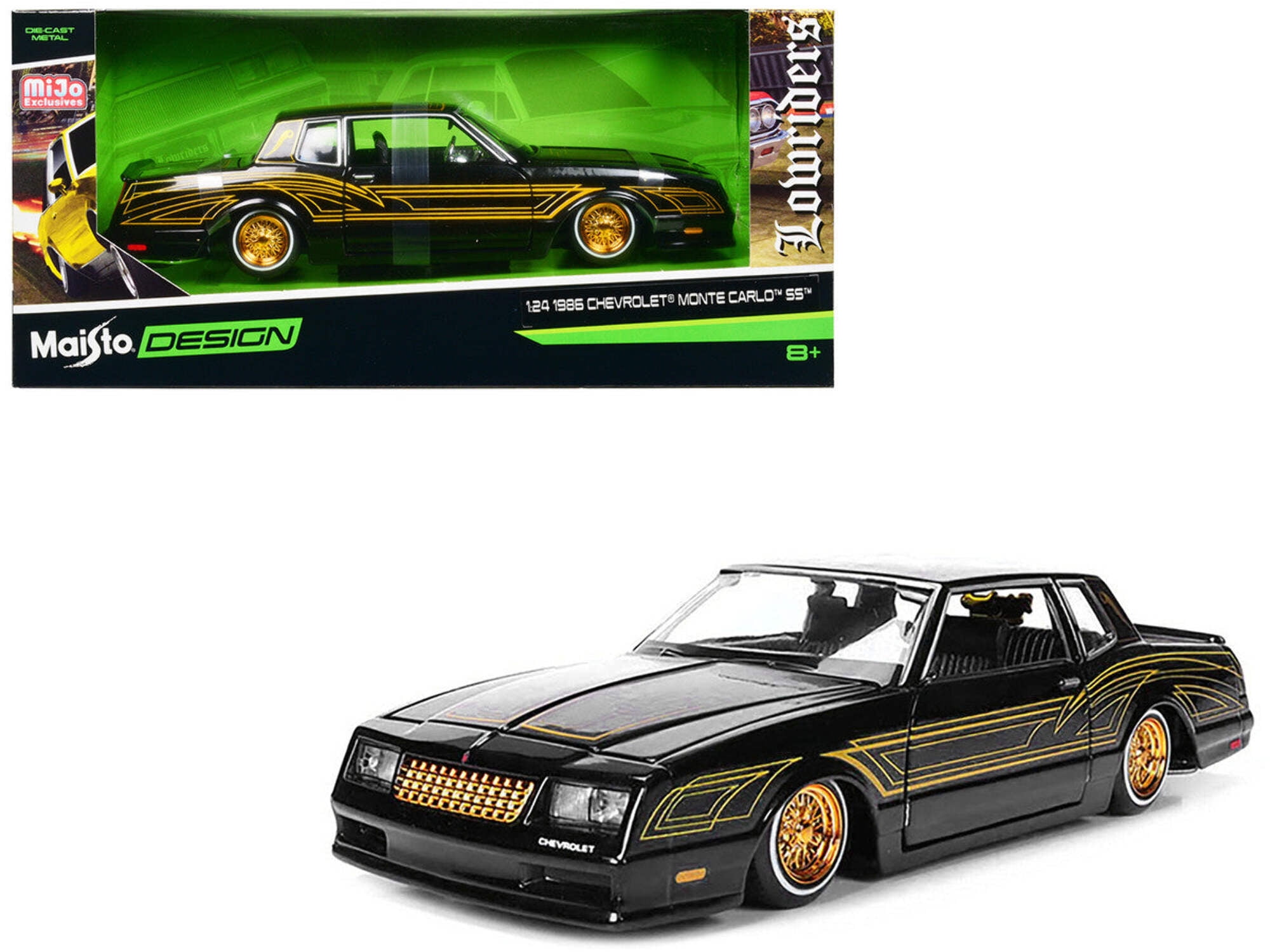 MT Mijo LOWRIDERS 1/24 '86 モンテカルロ SS BK マイスト Mijo LOWRIDERS 1/24 1986 シボレー モンテカルロ SS