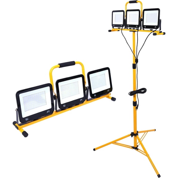 86 Inch 22500 Lumen Adjustable LED Work Light with Foldable Tripod Stand and Individual Switches Bestseling