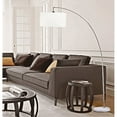 thumbnail image 1 of 86 Inch Allegro Silver Arc White Marble Floor Lamp, 1 of 3