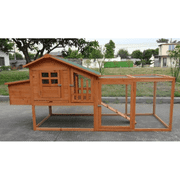 86 Large Solid Wood Chicken Coop House Run Cage Nesting Box