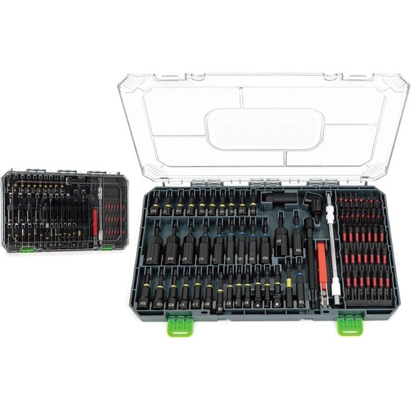 86- Nut Driver Set | Deep Sockets & S2 Bits, Chrome Vanadium Steel, Full Metric & SAE Range for Drivers & Drills