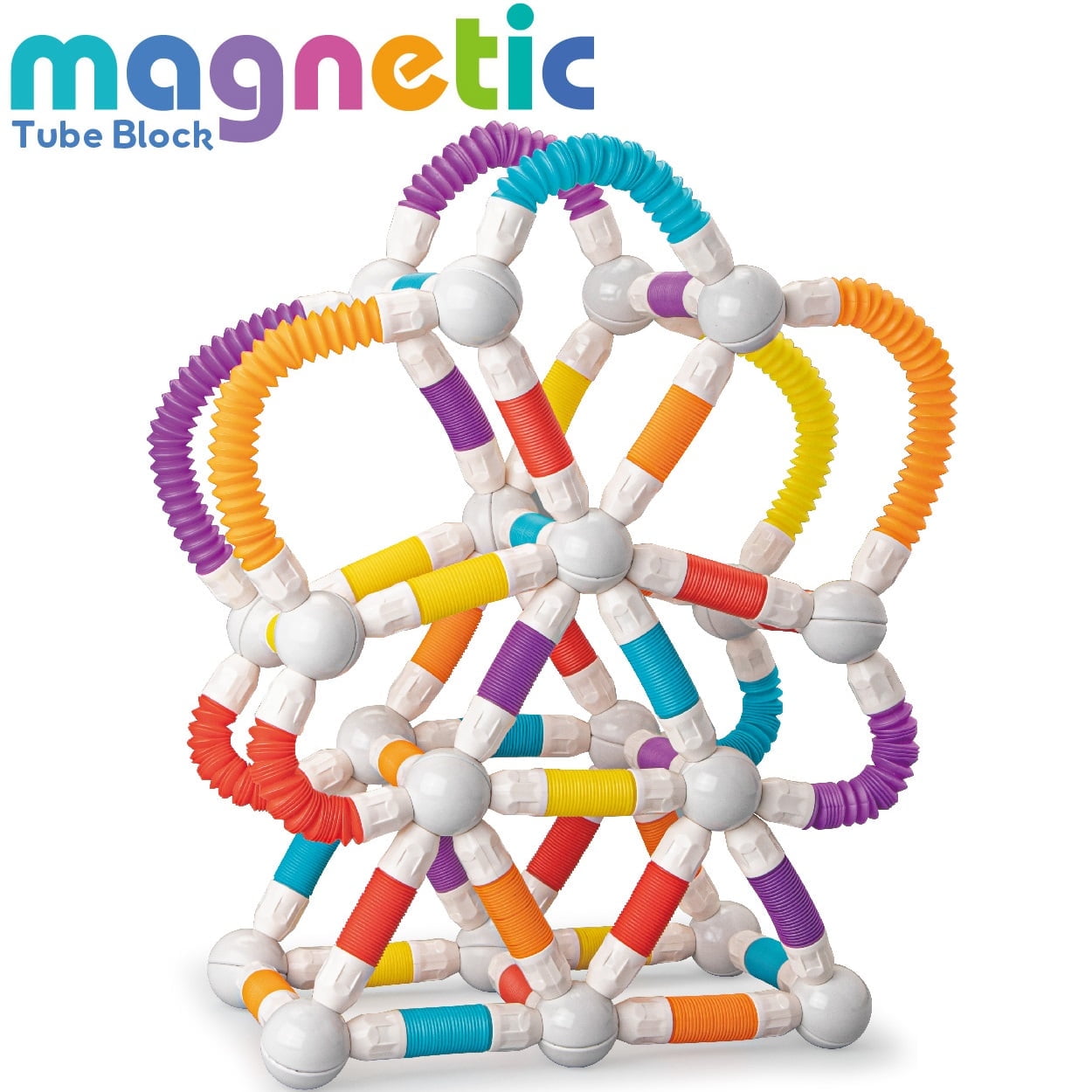 Stacking Magnetic Balls,Magnetic Fidget Balls 216PC Construction Building Blocks,Build Accessories Toys,Finger Toys For Adults And Teenagers Creatively Stacking Magnetics Ball For Office,Home (125pcs - View #2