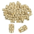 thumbnail image 1 of 86 Pcs Threaded Inserts, M2 Brass Heat Set Insert for 3D Printing, M2x3.5x5mm, 1 of 6