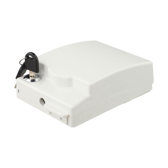 86 Type Lockable Socket Waterproof Box With 2 Keys, Outdoor Switch Socket Protective Cover For Home, Office And Commercial Use, Self- Easy Installation(White)
