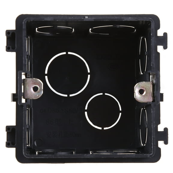 86-Type PVC Junction Box Wall Mount Cassette For Socket Base