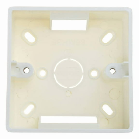 86 Type PVC Junction Box Wall Mounted Switch Socket Base Surface Mount Electrical Outlet White PVC Protections Cover