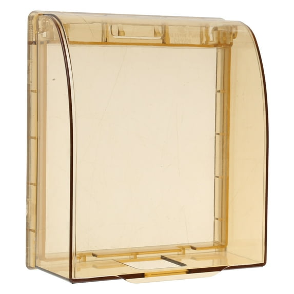 86 Type Socket Waterproof Box Plastics Electrical Outlet Cover Splashes Guard Box Cover for Bathroom, Kitchen, Balcony