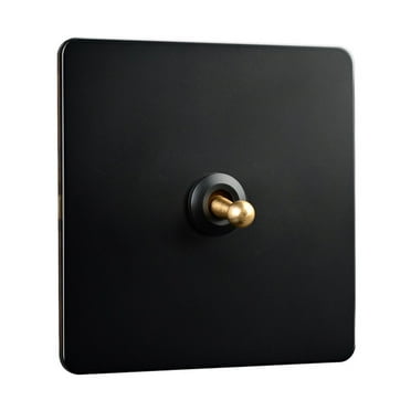 86 Type Stainless steel panel Wall Toggle Light Switch Brass rod 1Way 2Way