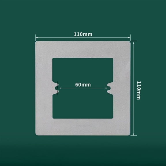 86 Type Switch Socket Wall Panel Decorative Frame Cover Wall Switch Bottom Box White Grey Pc Switch Surround Plate