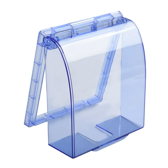 86 Type Wall Socket Waterproof Box Self-Adhesive Electric Plug- Cover Bathroom Double Switch Protection Socket Splash-Proof Box