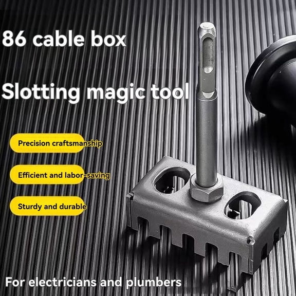 86 Wire Box Square Handle Round Handle Punch Hardened and Wear- for Plumbers Electric Hammer Hole Punch