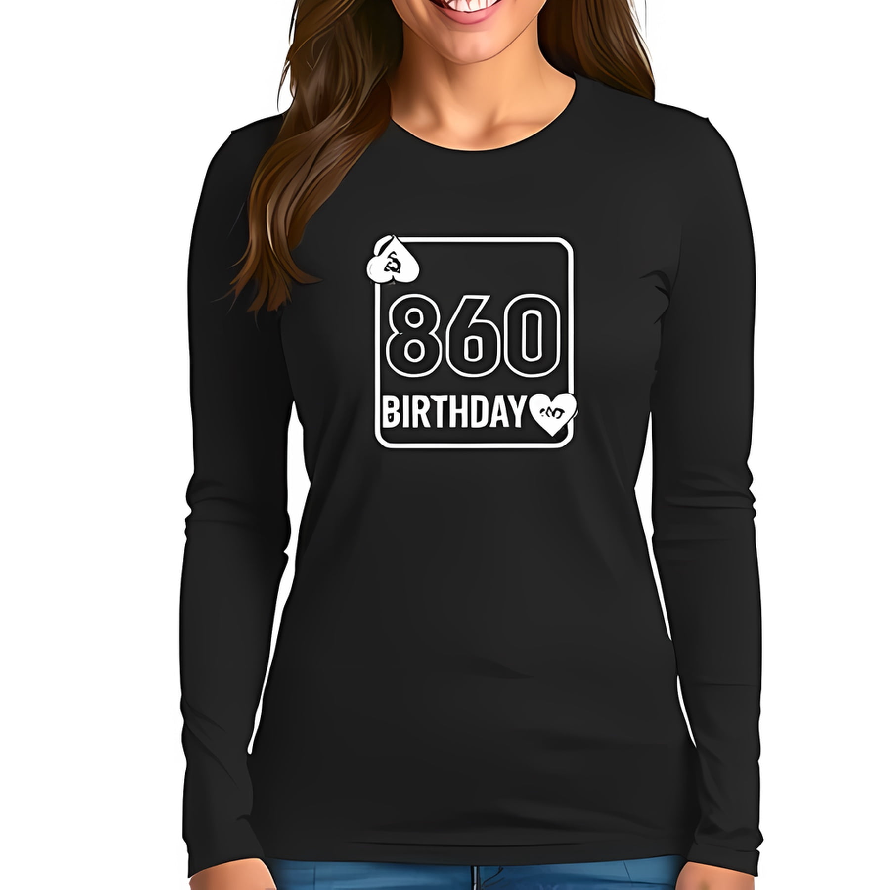 Sparkle Sisters #1 Birthday Long sleeve T shirt main image 1