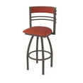 thumbnail image 1 of 860 Hunter 25" Swivel Counter Stool with Bronze Finish and Graph Poppy Seat and Back, 1 of 5