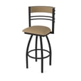 thumbnail image 1 of 860 Hunter 30" Swivel Bar Stool with Black Wrinkle Finish and Canter Sand Seat and Back, 1 of 5