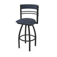 thumbnail image 1 of 860 Hunter 30" Swivel Bar Stool with Black Wrinkle Finish and Graph Anchor Seat and Back, 1 of 5