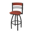 thumbnail image 1 of 860 Hunter 30" Swivel Bar Stool with Black Wrinkle Finish and Graph Poppy Seat and Back, 1 of 5