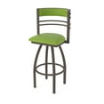 thumbnail image 1 of 860 Hunter 30" Swivel Bar Stool with Bronze Finish and Canter Kiwi Green Seat and Back, 1 of 5