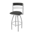 thumbnail image 1 of 860 Hunter 36" Swivel Bar Stool with Anodized Nickel Finish and Canter Iron Seat and Back, 1 of 5