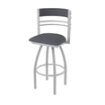 thumbnail image 1 of 860 Hunter 36" Swivel Bar Stool with Anodized Nickel Finish and Canter Storm Seat and Back, 1 of 5
