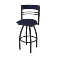 thumbnail image 1 of 860 Hunter 36" Swivel Bar Stool with Black Wrinkle Finish and Canter Twilight Seat and Back, 1 of 5