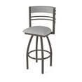 thumbnail image 1 of 860 Hunter 36" Swivel Bar Stool with Bronze Finish and Canter Folkstone Grey Seat and Back, 1 of 5