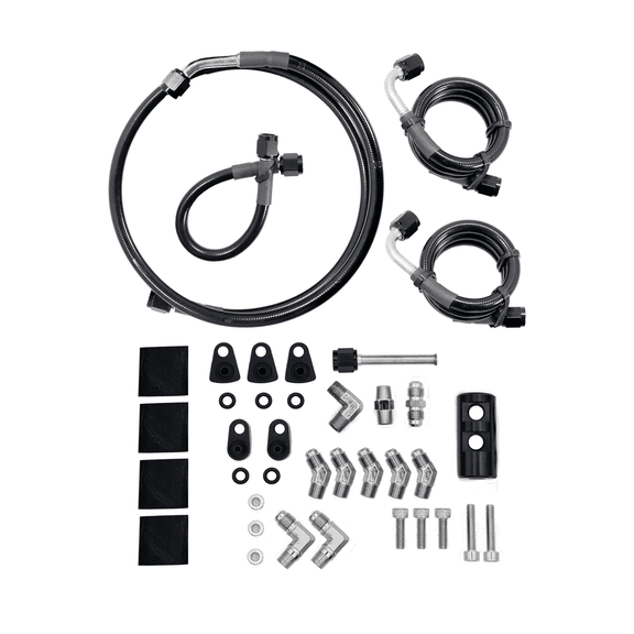 860 Performance LSX Universal Steam Vent Kit  Stainless Steel Braided Hose