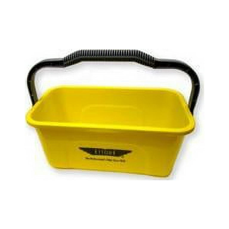 Ettore Super Compact Bucket - 3 gal - Heavy Duty, Sturdy Handle, Compact, Ergonomic Grip - 7.3 Ettore Super Compact Bucket - 3 gal - Heavy Duty, Sturdy Handle, Compact, Ergonomic Grip - 7.3