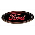 thumbnail image 1 of 8609455 Black, Chrome Plated Rear Emblem - Ford Logo, 1 of 1