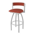 thumbnail image 1 of 861 Artemis 25" Swivel Counter Stool with Anodized Nickel Finish and Graph Poppy Seat and Back, 1 of 5