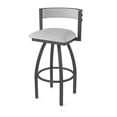 thumbnail image 1 of 861 Artemis 25" Swivel Counter Stool with Pewter Finish and Graph Alpine Seat and Back, 1 of 5