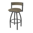 thumbnail image 1 of 861 Artemis 25" Swivel Counter Stool with Pewter Finish and Graph Cork Seat and Back, 1 of 5
